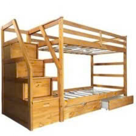 165 Oak : Giường 2 Tầng Liên Hợp + Hộc Kéo